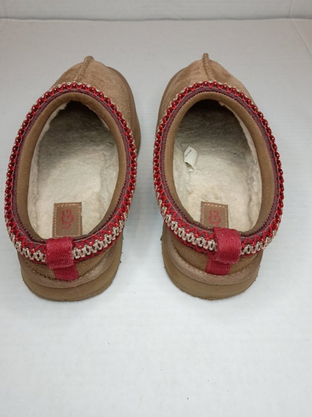 UGG Kids Tazz Platform Slipper Chestnut Size 5Y Fits Women 7 - Picture 7 of 9